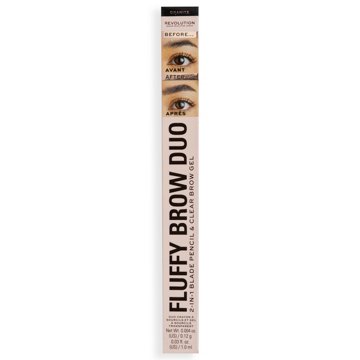 Makeup Revolution Fluffy Brow Duo Pencil - Granite
