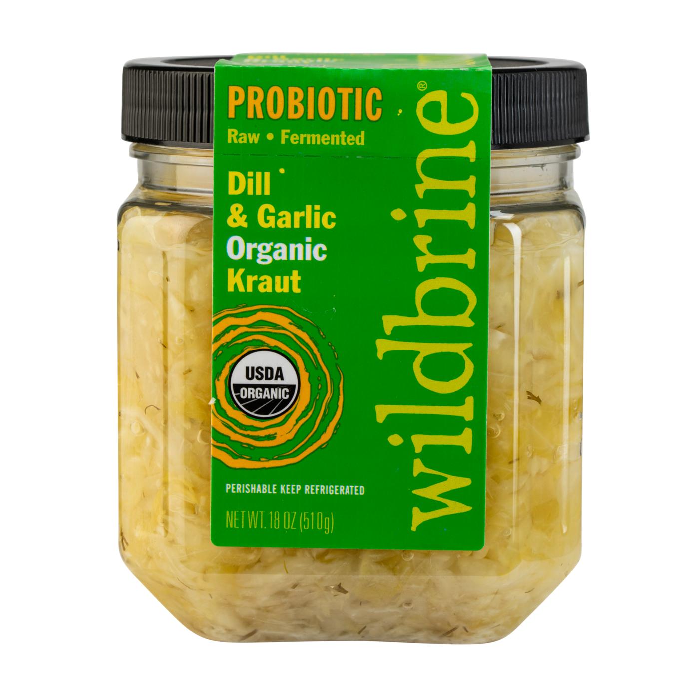 Wildbrine Dill & Garlic Organic Kraut; image 1 of 2