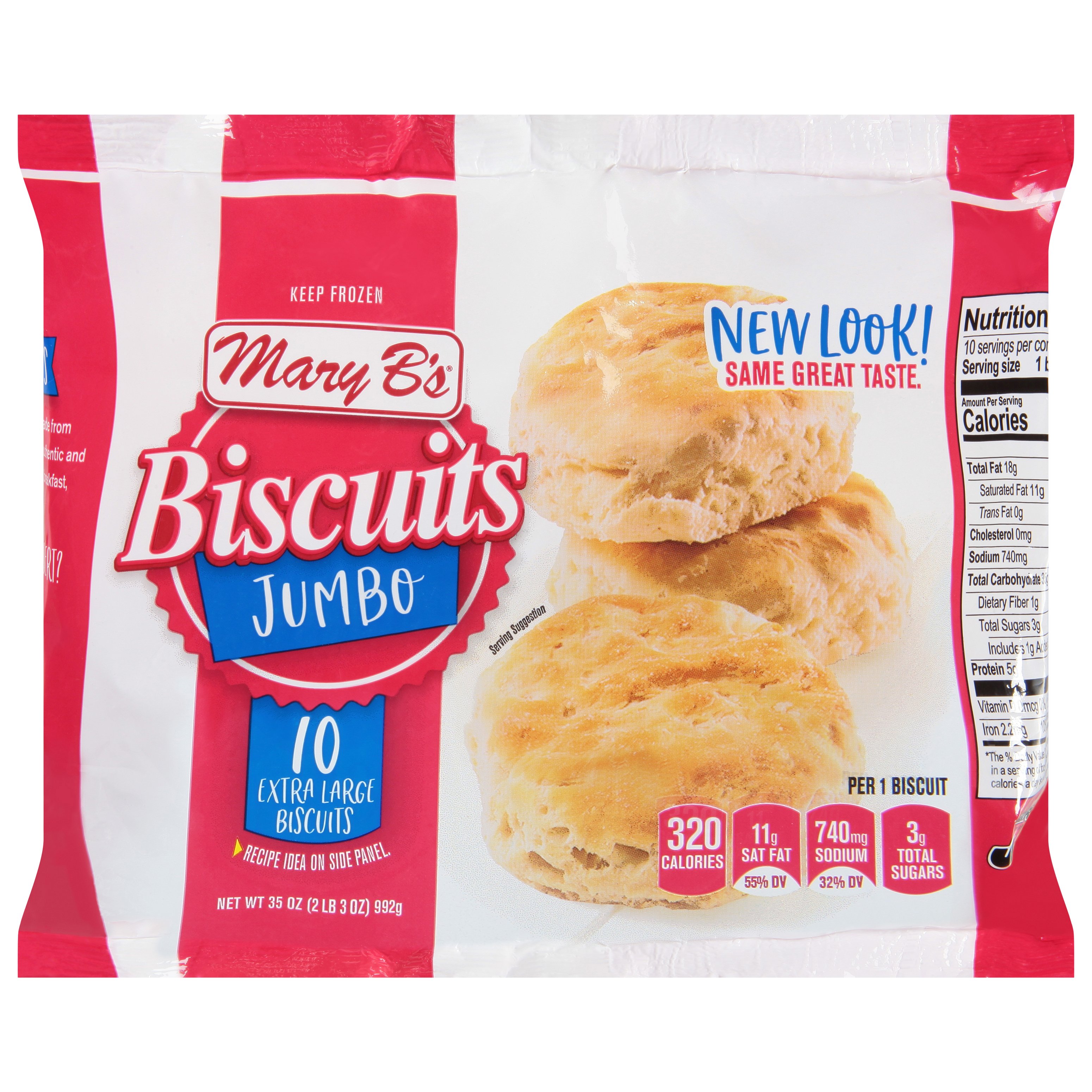 Mary B's Jumbo Biscuits - Shop Biscuits At H-E-B