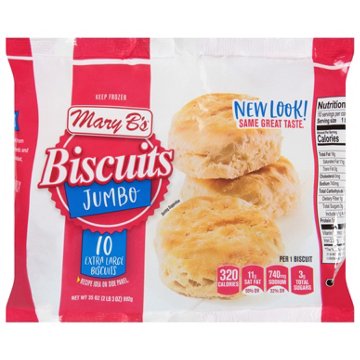 Mary B's Jumbo Biscuits, 10 ct