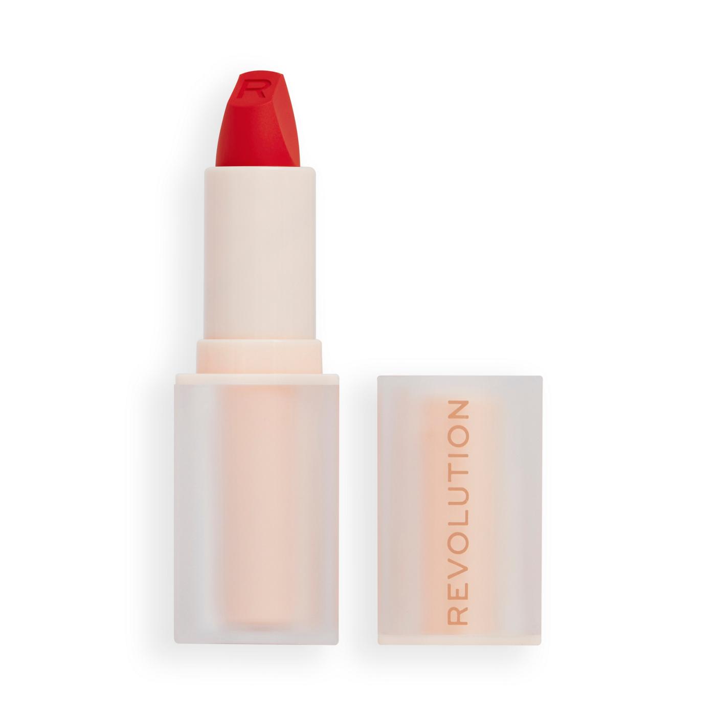 Makeup Revolution Lip Allure Soft Satin Lipstick - Vibe Red; image 2 of 2