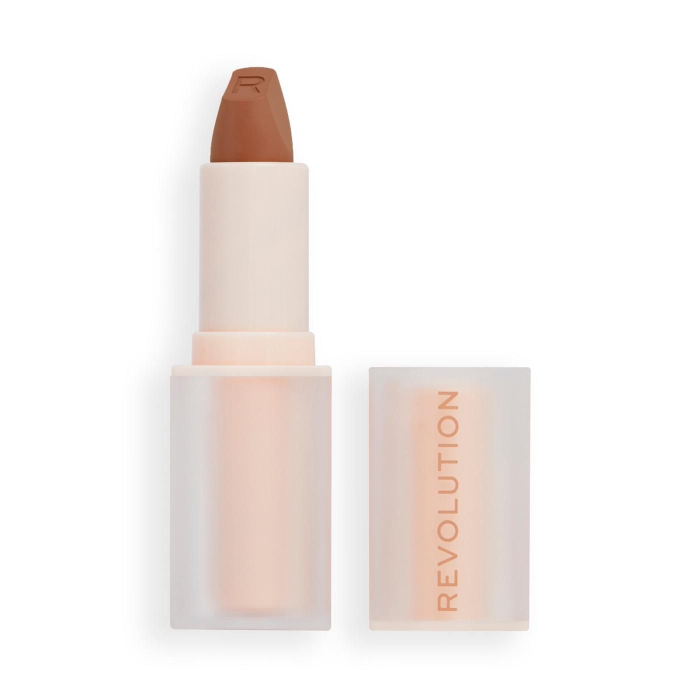 Makeup Revolution Lip Allure Soft Satin Lipstick - Divine Brown; image 3 of 3