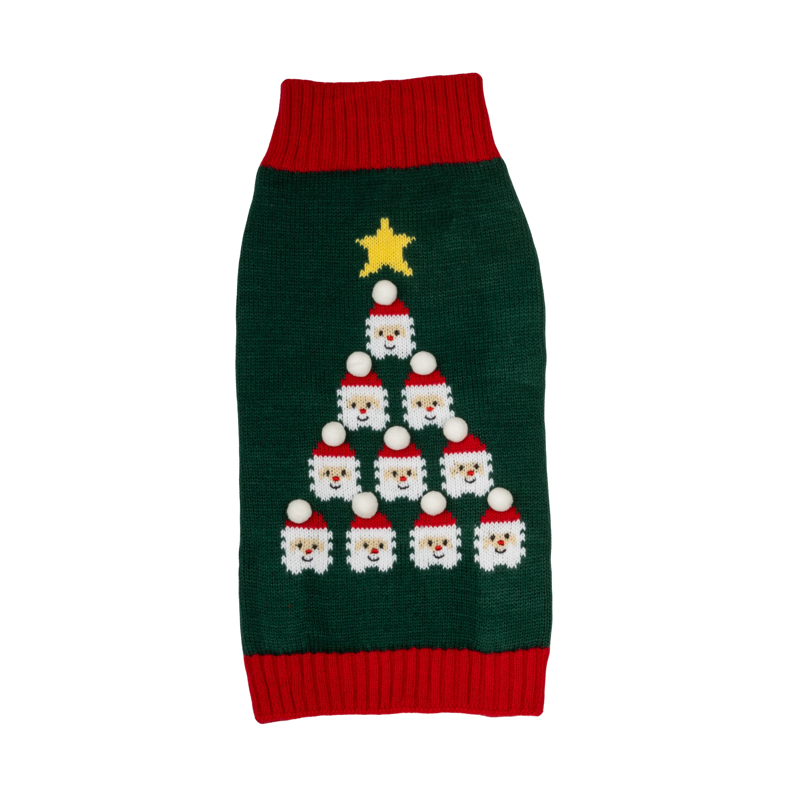 Simplydog Green Santa Head Sweater Small - Shop Clothes at H-E-B