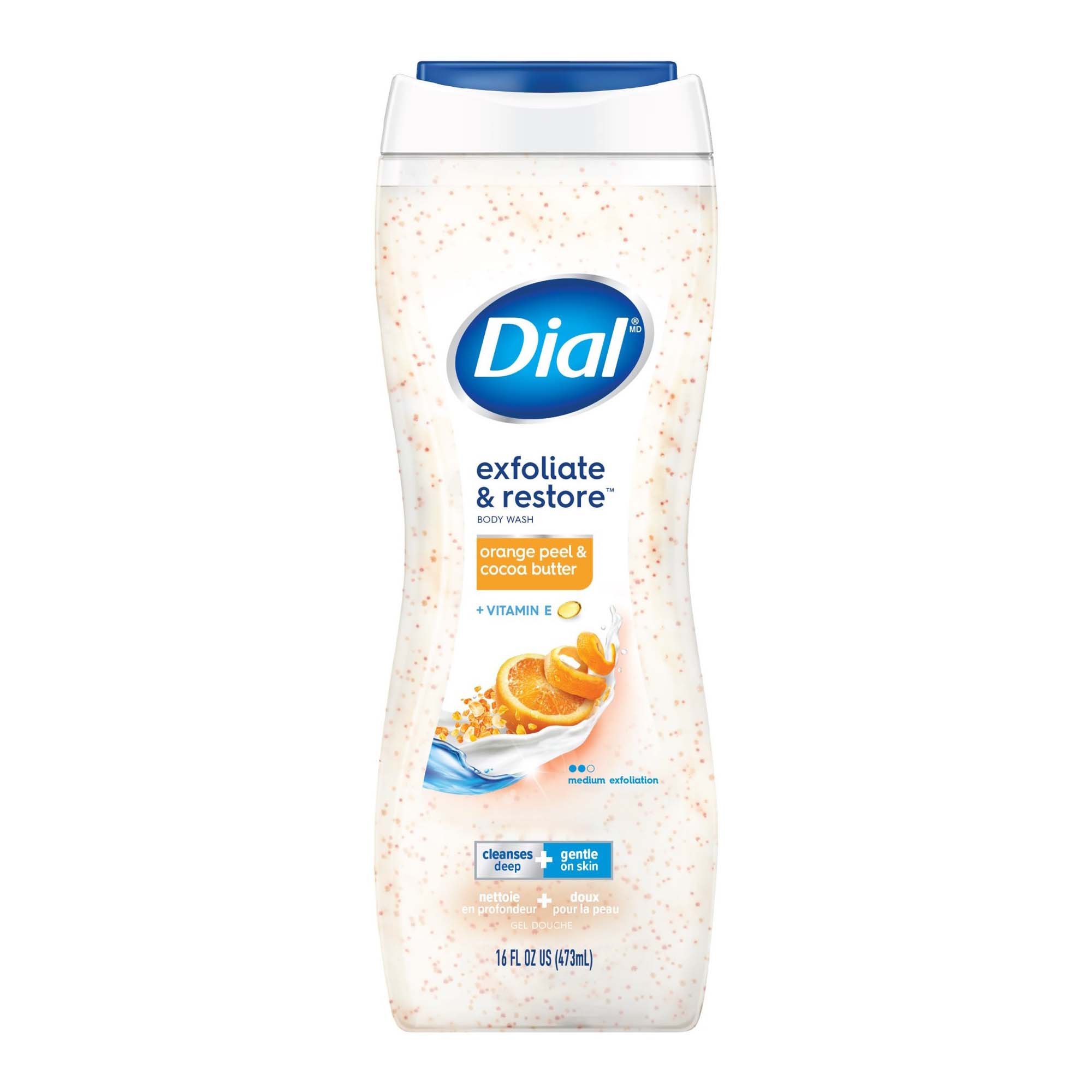 Dial Exfoliate & Restore Body Wash Orange Peel & Coco Butter Shop