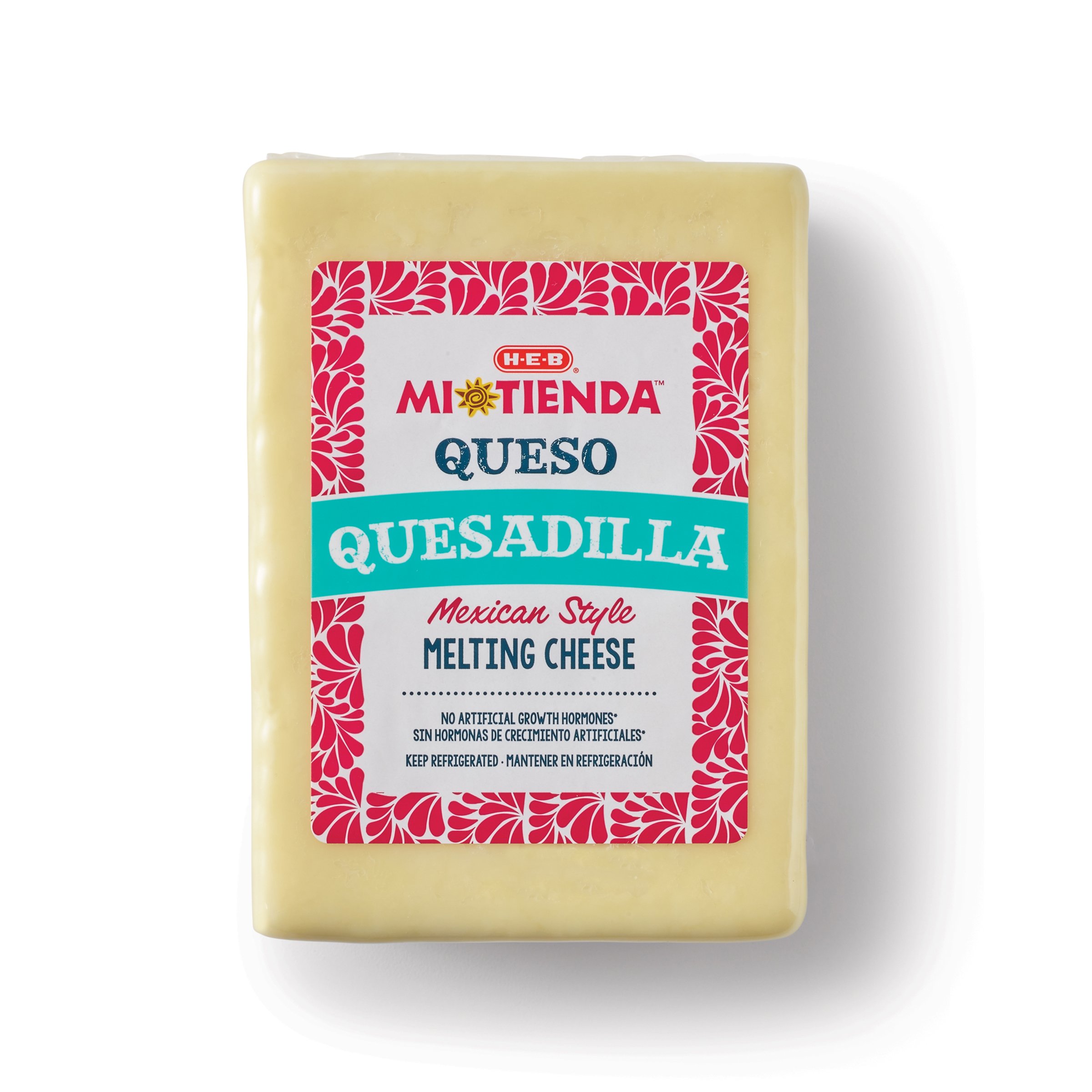 H-E-B Mi Tienda Sliced Queso Quesadilla Mexican-Style Melting Cheese ...