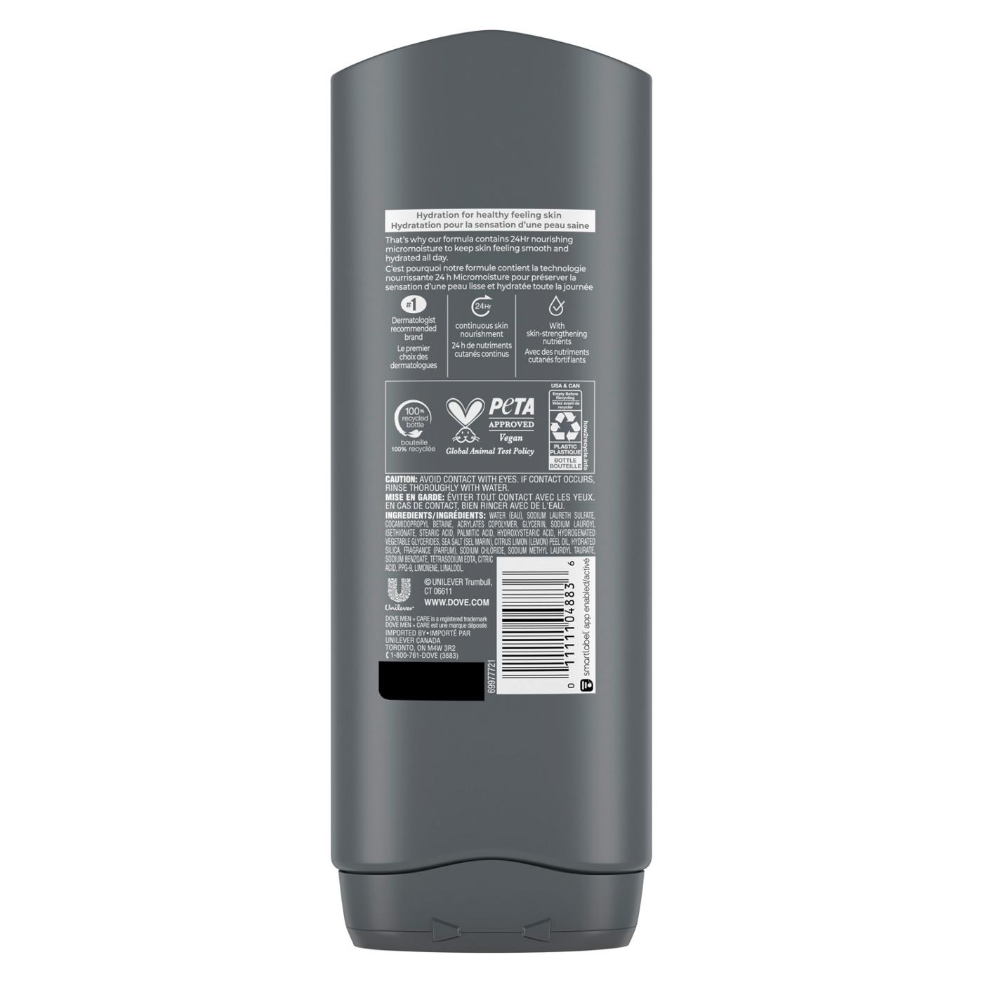 Dove Care Exfoliating  Body Wash - Sea Salt & Citrus; image 5 of 6