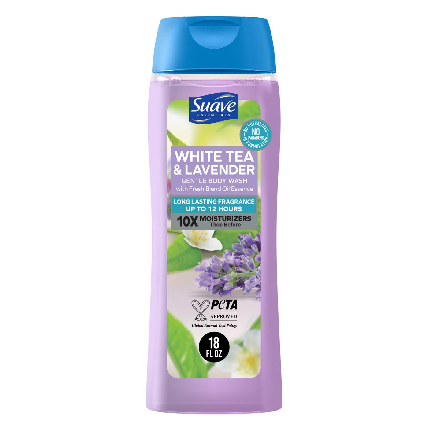 Suave Essentials Gentle Body Wash - White Tea & Lavender; image 1 of 5