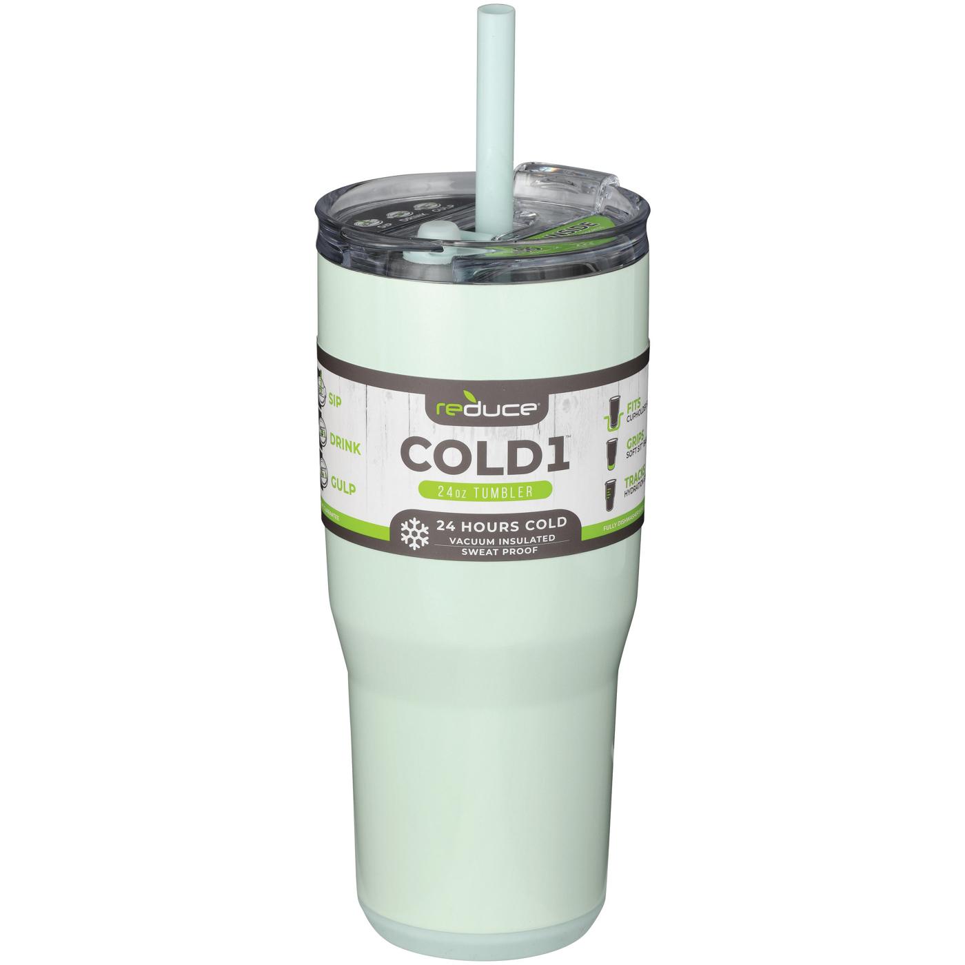 Reduce Cold1 Straw Tumbler - Sea Glass; image 2 of 2