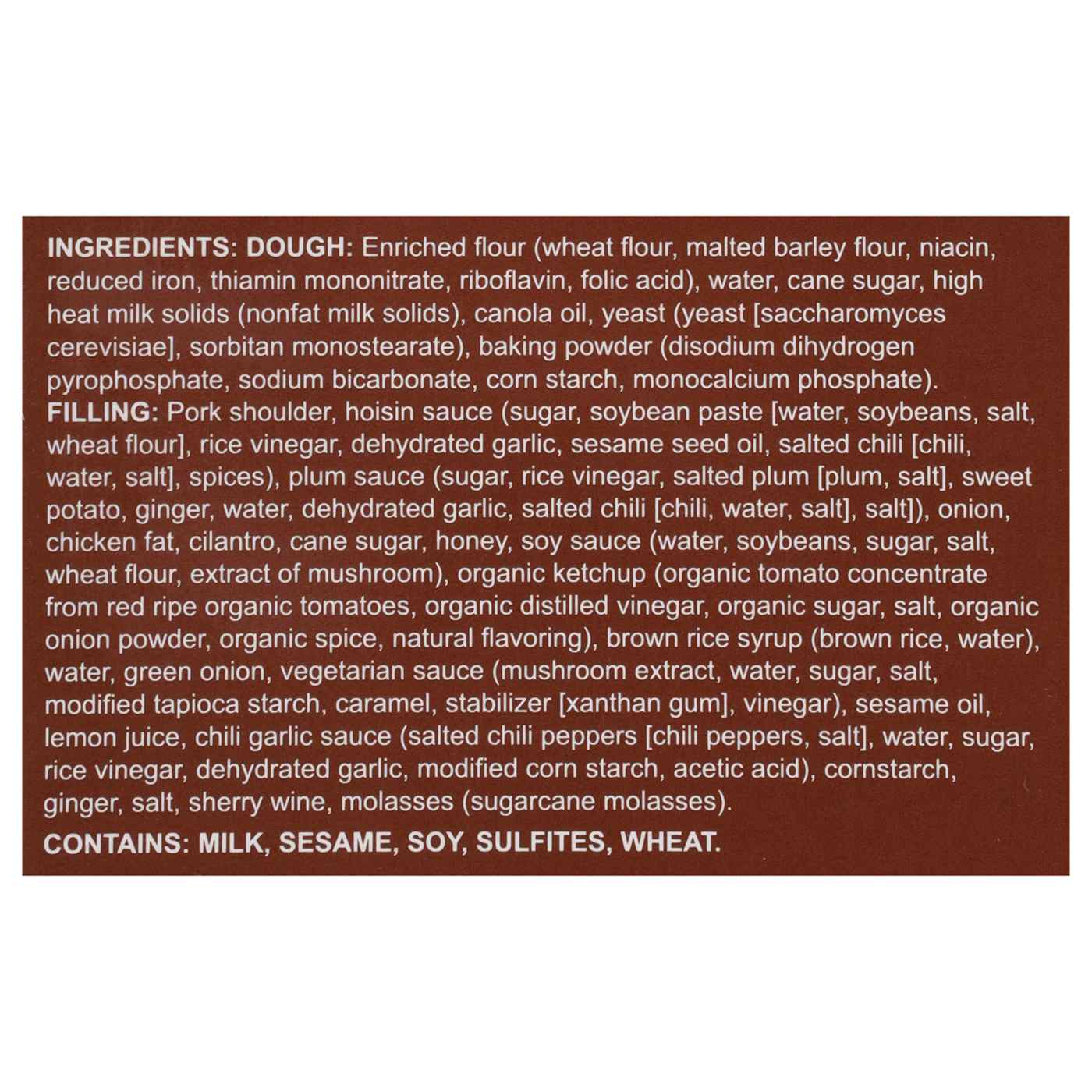 Wow Bao Chinese-Style BBQ Pork Bao Buns; image 2 of 3