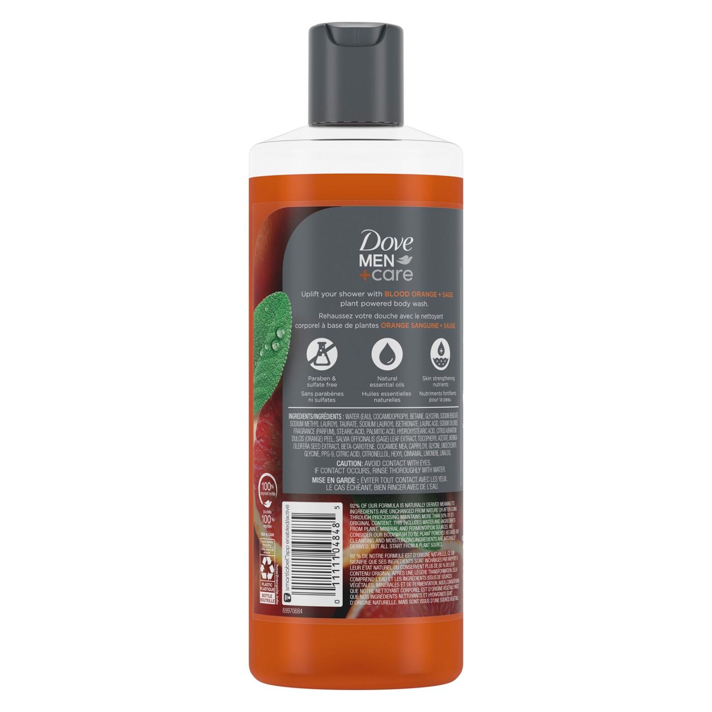 Dove Men+Care Body Wash - Blood Orange & Sage; image 4 of 4