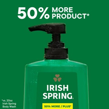 Irish Spring Moisturizing Face + Body Wash - Active Scrub