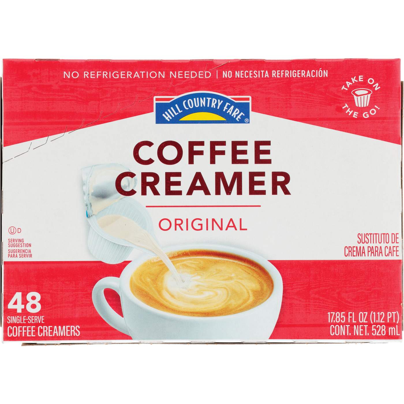 Hill Country Fare Coffee Creamer Single Serve Cups – Original; image 1 of 2