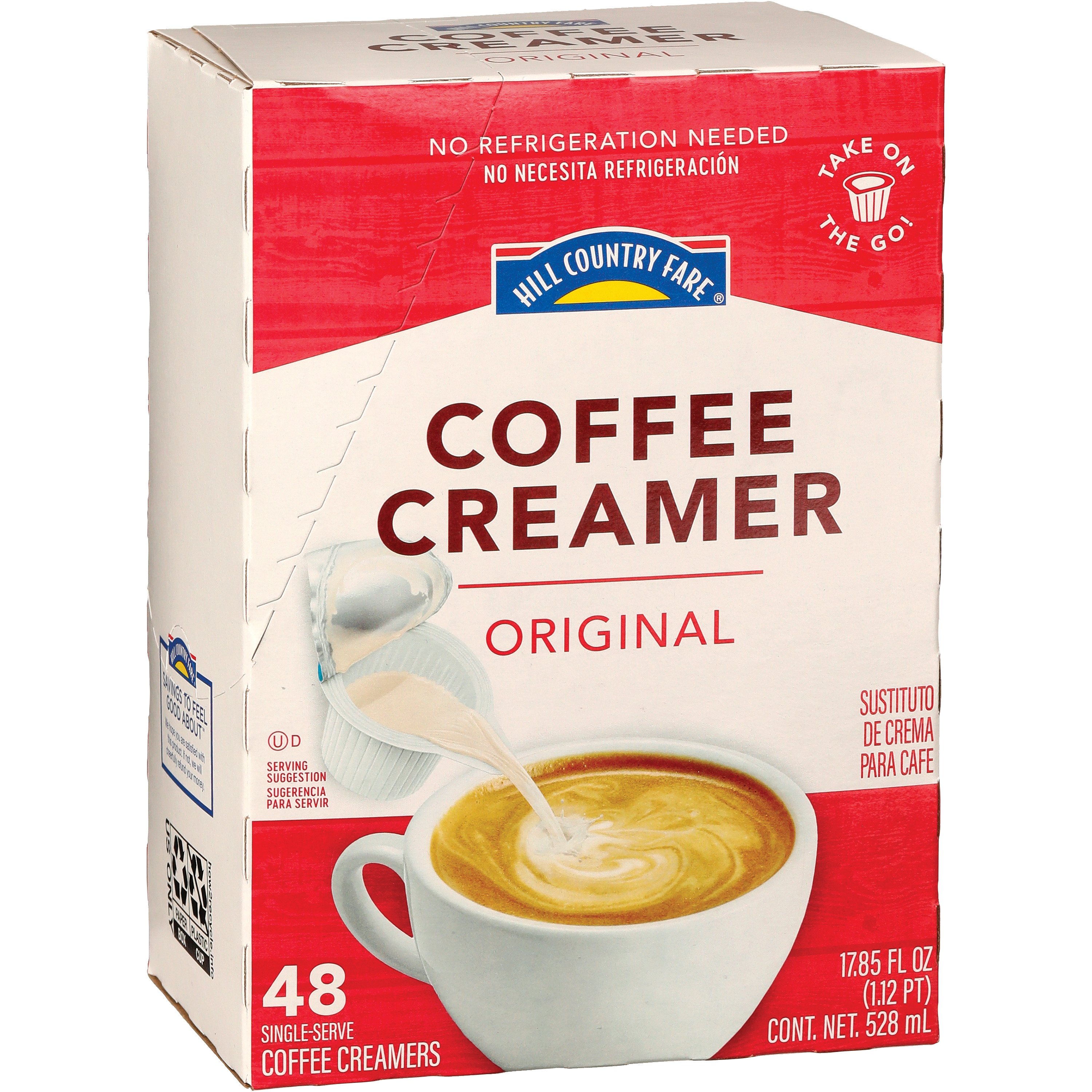 Hill Country Fare Coffee Creamer Single Serve Cups – Original - Shop ...