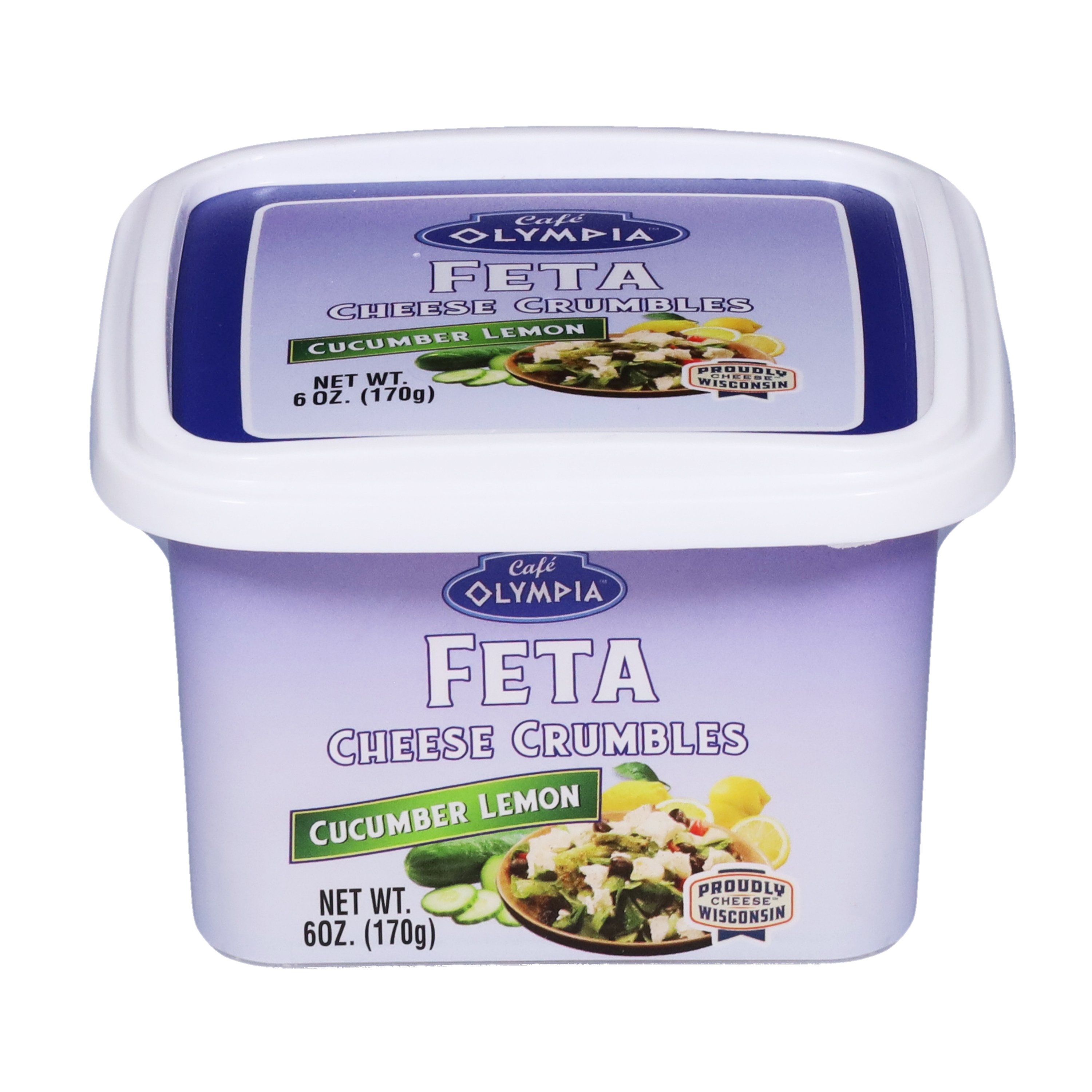 Cafe Olympia Feta Cheese Crumbles - Cucumber Lemon - Shop Cheese At H-E-B