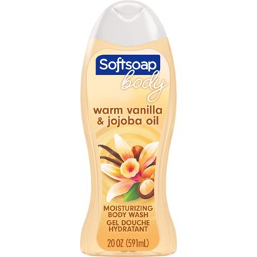 Softsoap Moisturizing Body Wash - Warm Vanilla & Jojoba Oil, 20 oz