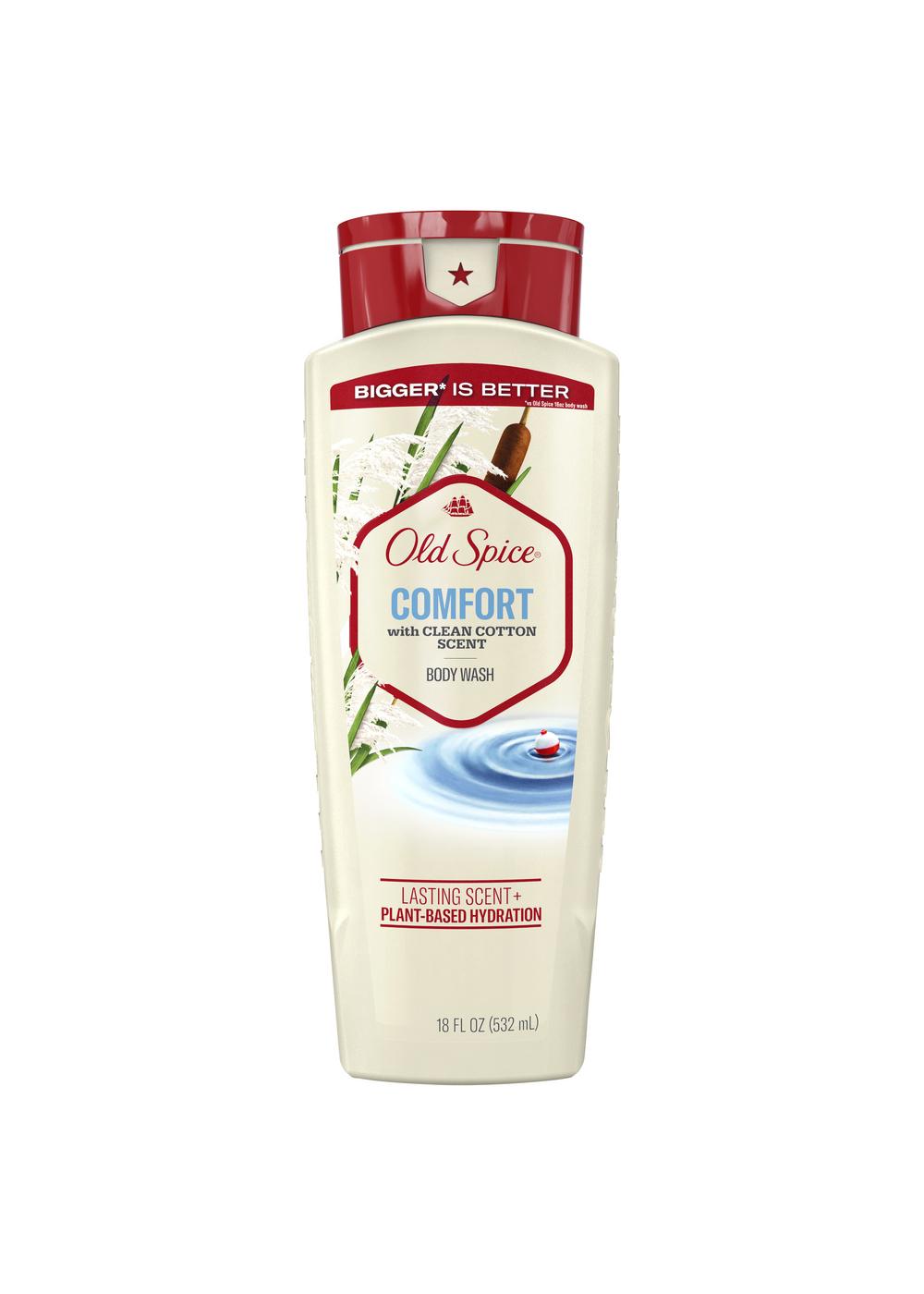 Old Spice Body Wash - Comfort with Clean Cotton; image 1 of 2