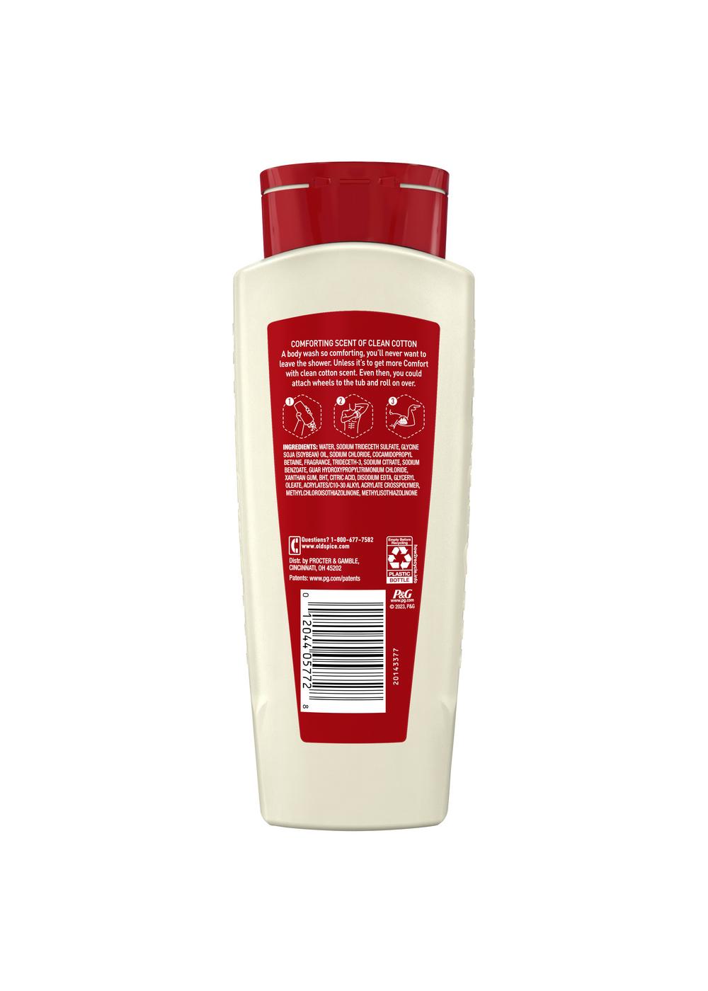 Old Spice Body Wash - Comfort with Clean Cotton; image 2 of 2