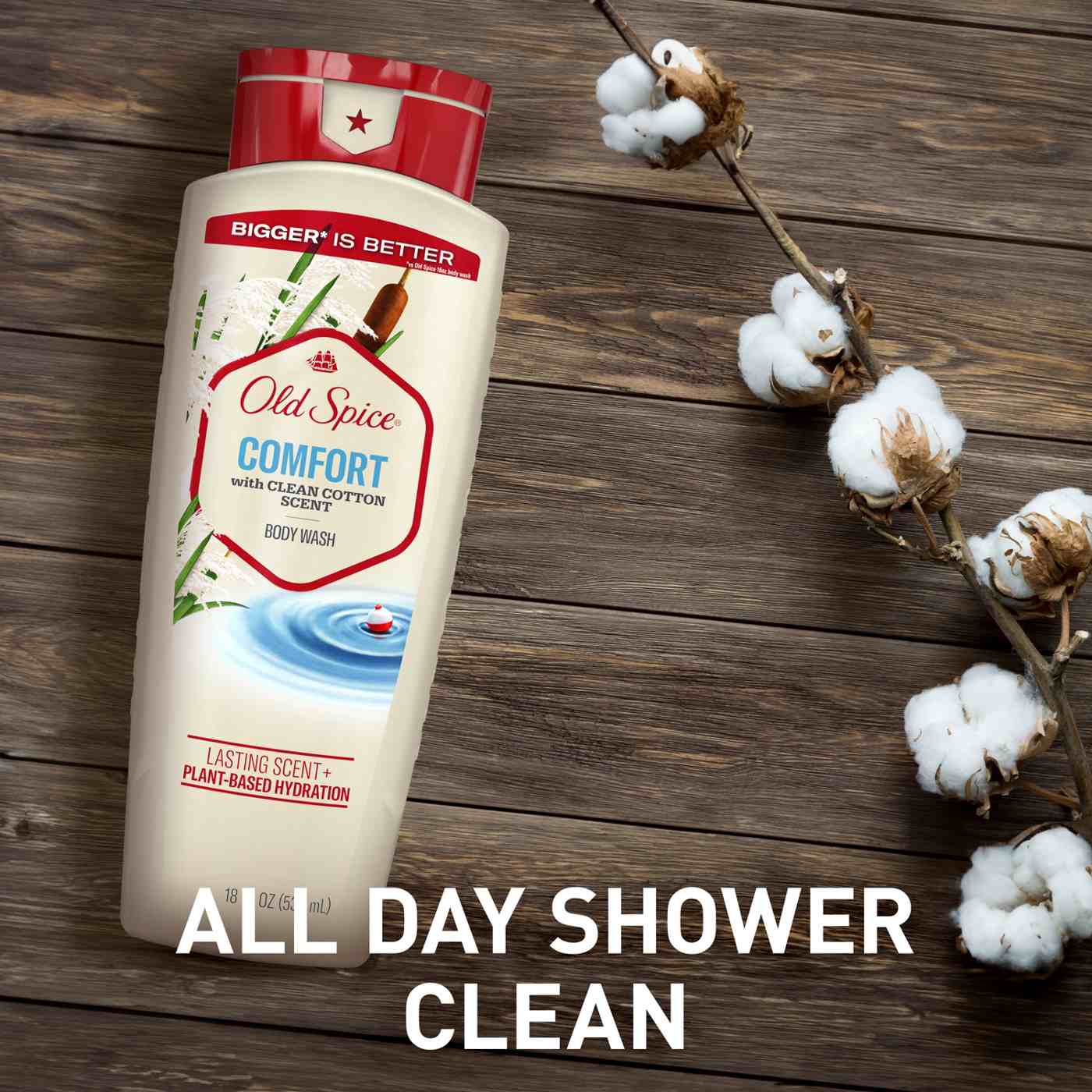 Old Spice Body Wash - Comfort with Clean Cotton; image 5 of 5