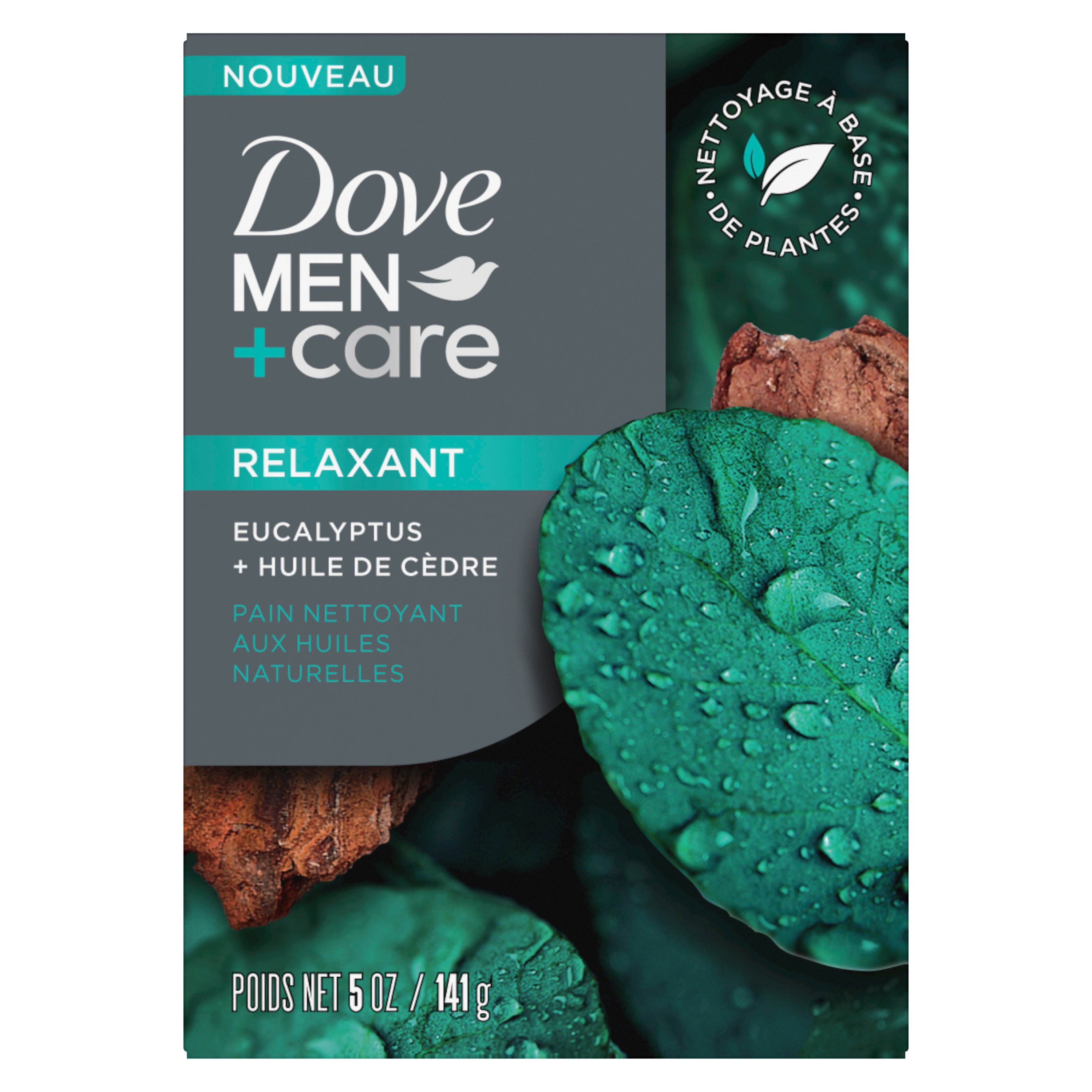 Dove Care Natural Bar Soap Eucalyptus & Cedar Oil Shop Hand & bar soap at HEB
