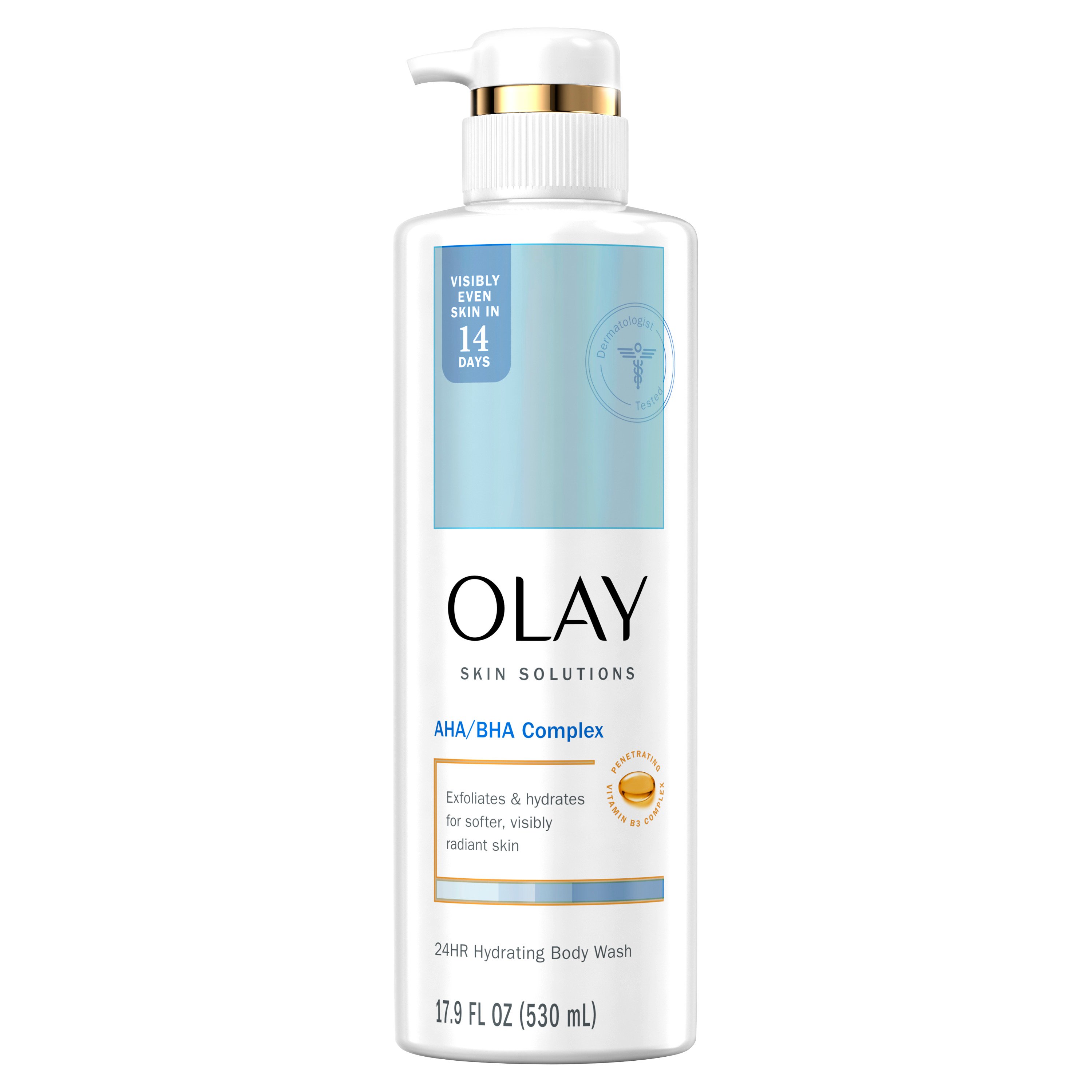 Olay Skin Solutions AHA/BHA Complex Hydrating Body Wash - Shop Body ...