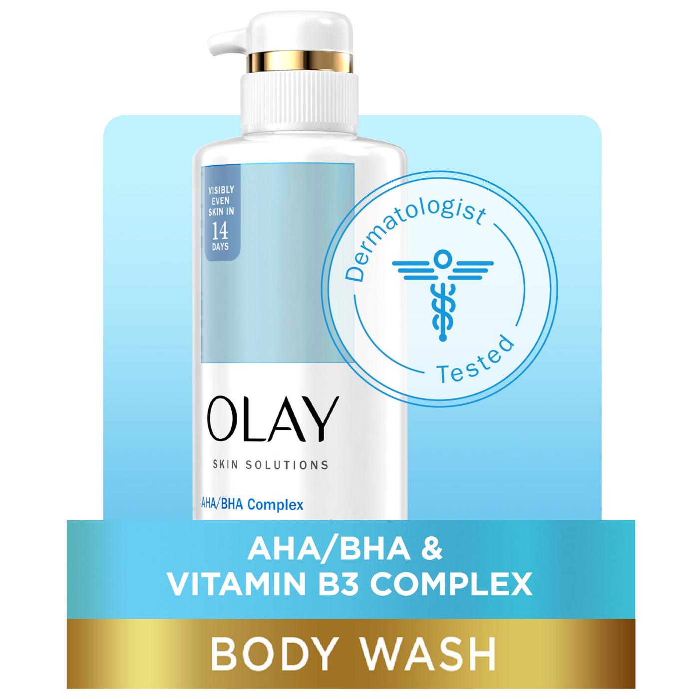 Olay Skin Solutions AHA/BHA Complex Hydrating Body Wash; image 2 of 10