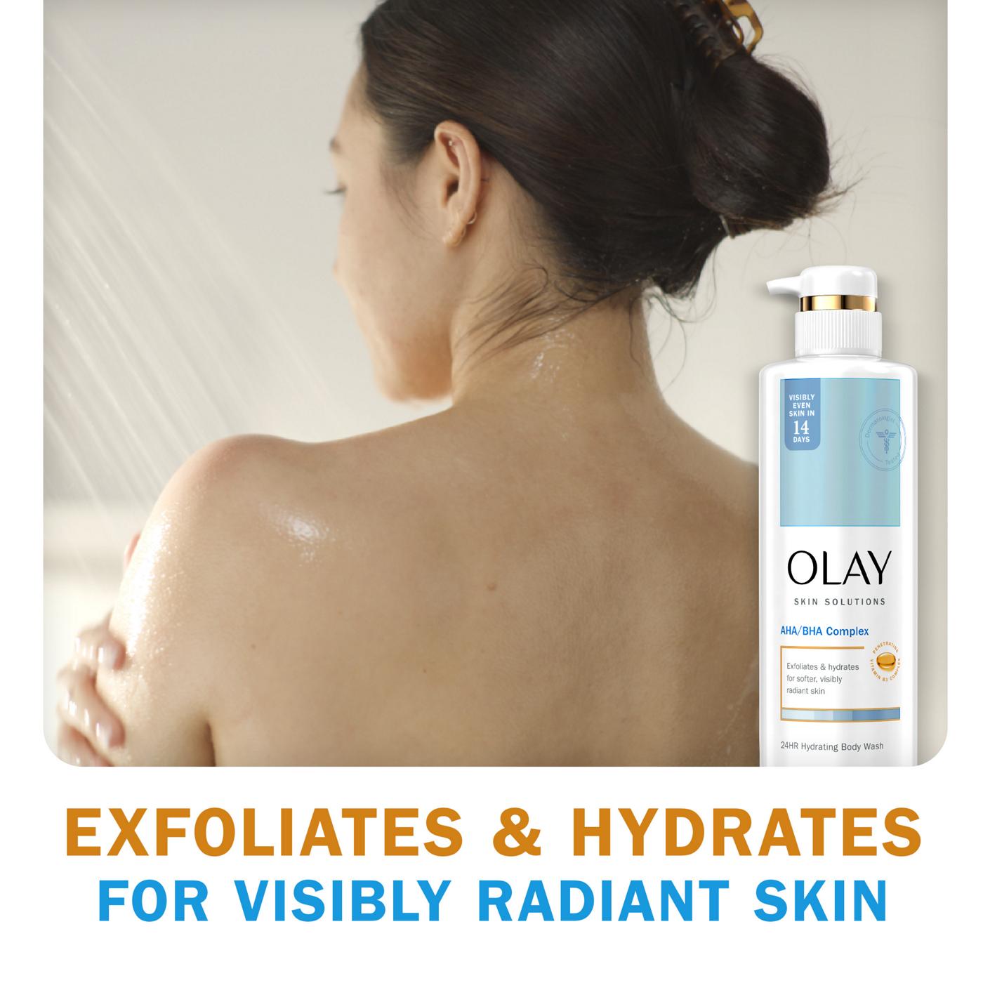 Olay Skin Solutions AHA/BHA Complex Hydrating Body Wash; image 7 of 10