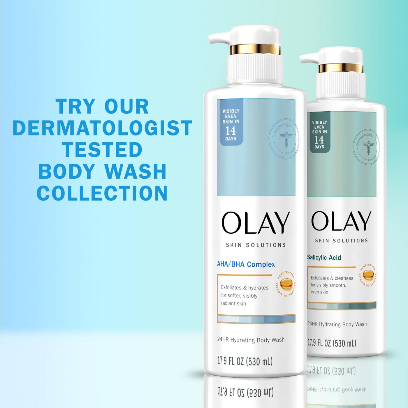 Olay Skin Solutions AHA/BHA Complex Hydrating Body Wash; image 8 of 10