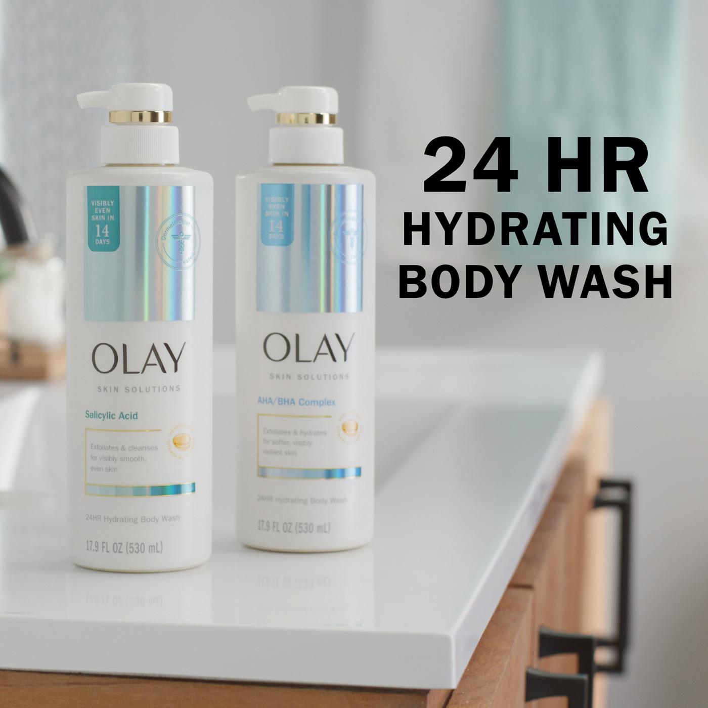 Olay Skin Solutions AHA/BHA Complex Hydrating Body Wash; image 9 of 10