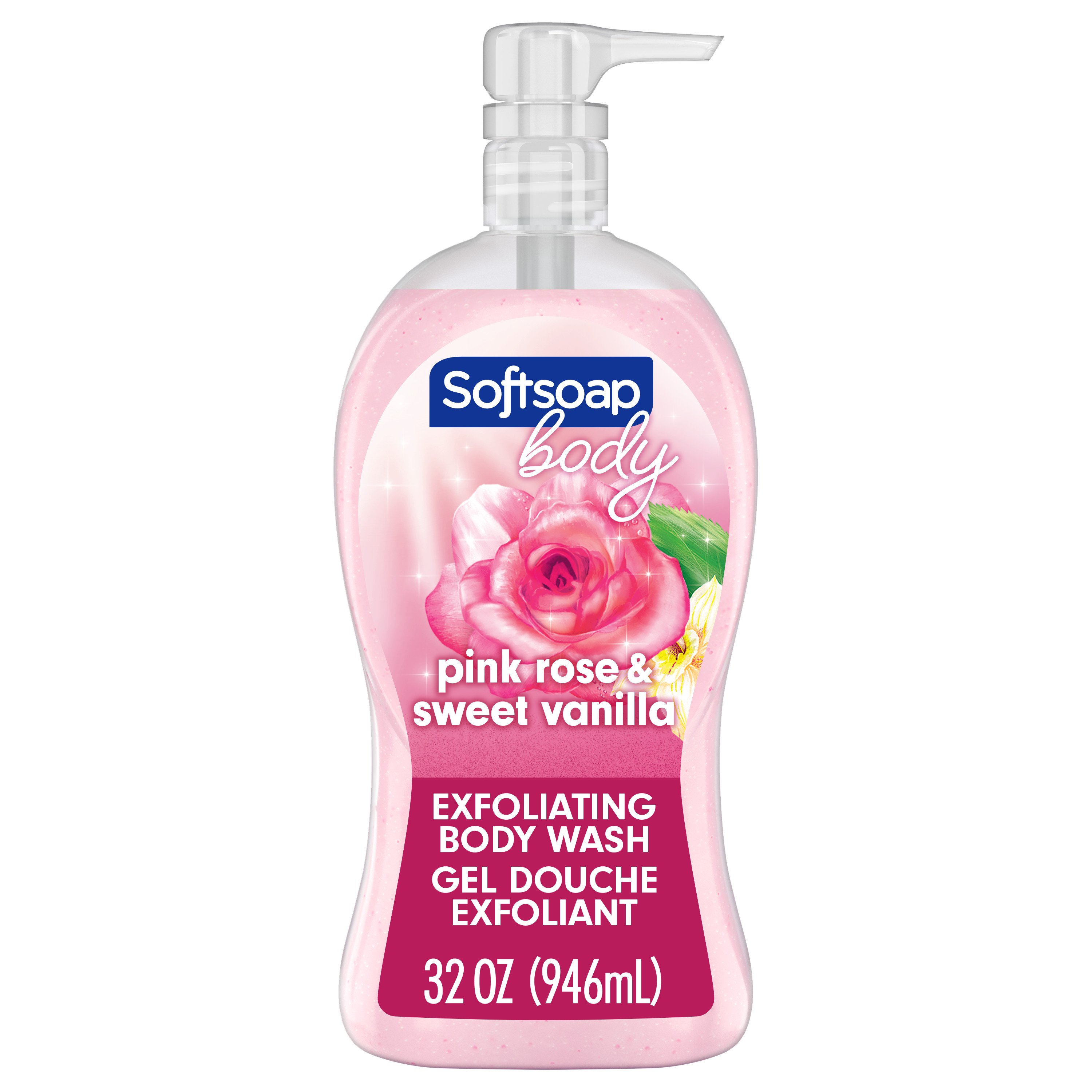 Softsoap Exfoliating Body Wash - Pink Rose & Sweet Vanilla - Shop Body ...