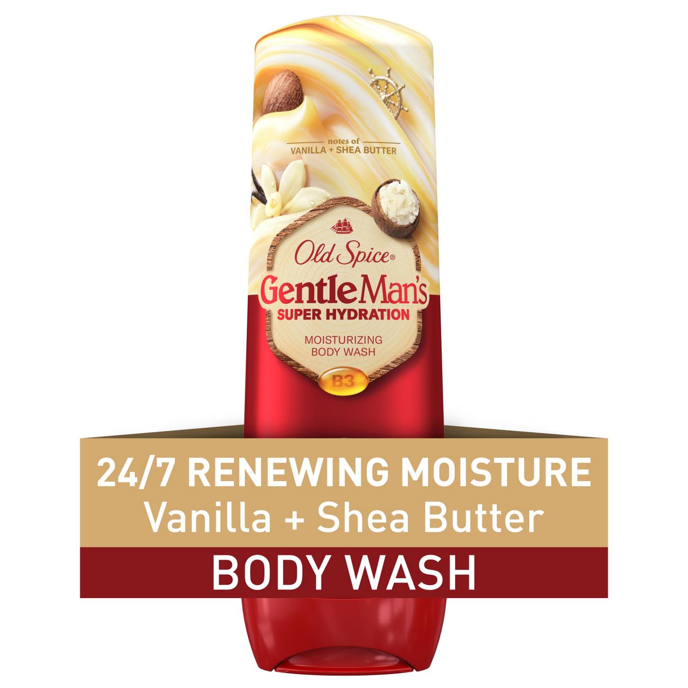 Old Spice GentleMan's Body Wash - Vanilla + Shea Butter; image 4 of 10