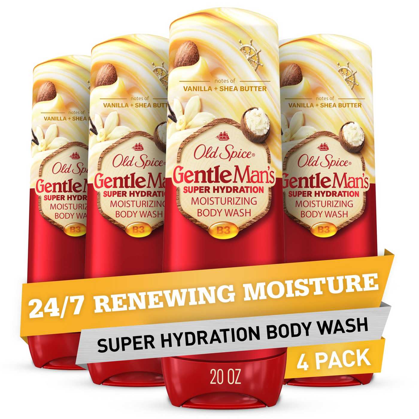 Old Spice GentleMan's Body Wash - Vanilla + Shea Butter; image 9 of 10