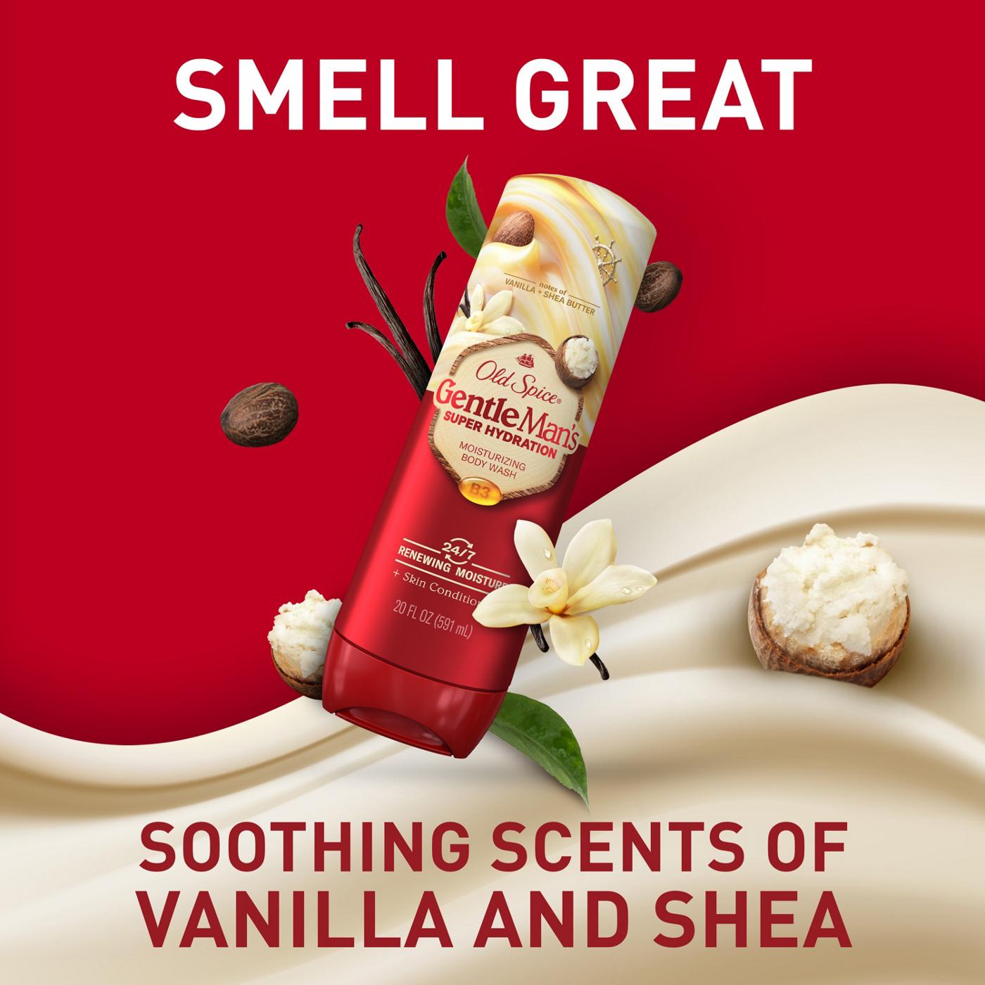 Old Spice GentleMan's Body Wash - Vanilla + Shea Butter; image 9 of 10