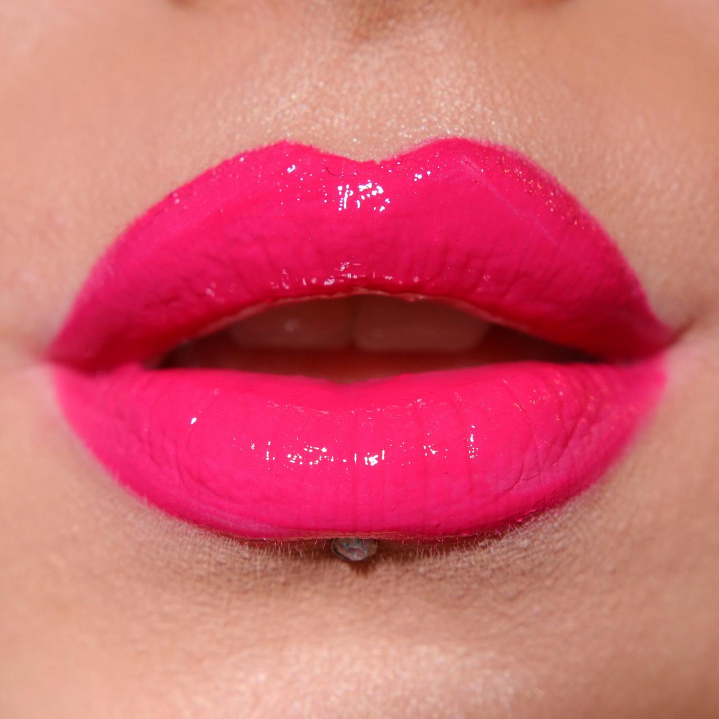 Makeup Revolution Pout Balm Lip Balm - Fuchsia Shine; image 2 of 5