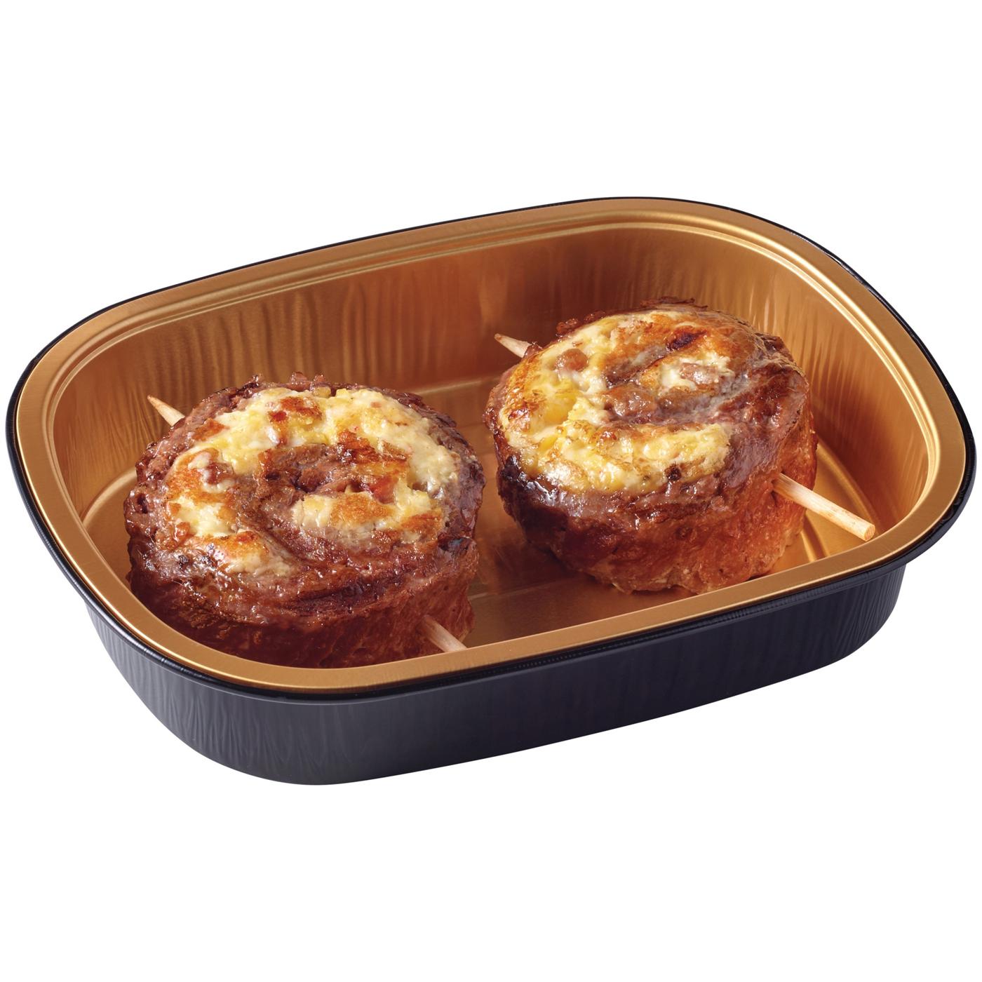 Meal Simple by H-E-B 3 Cheese & Uncured Bacon-Stuffed Beef Flank Steak Pinwheels Entrée; image 2 of 4