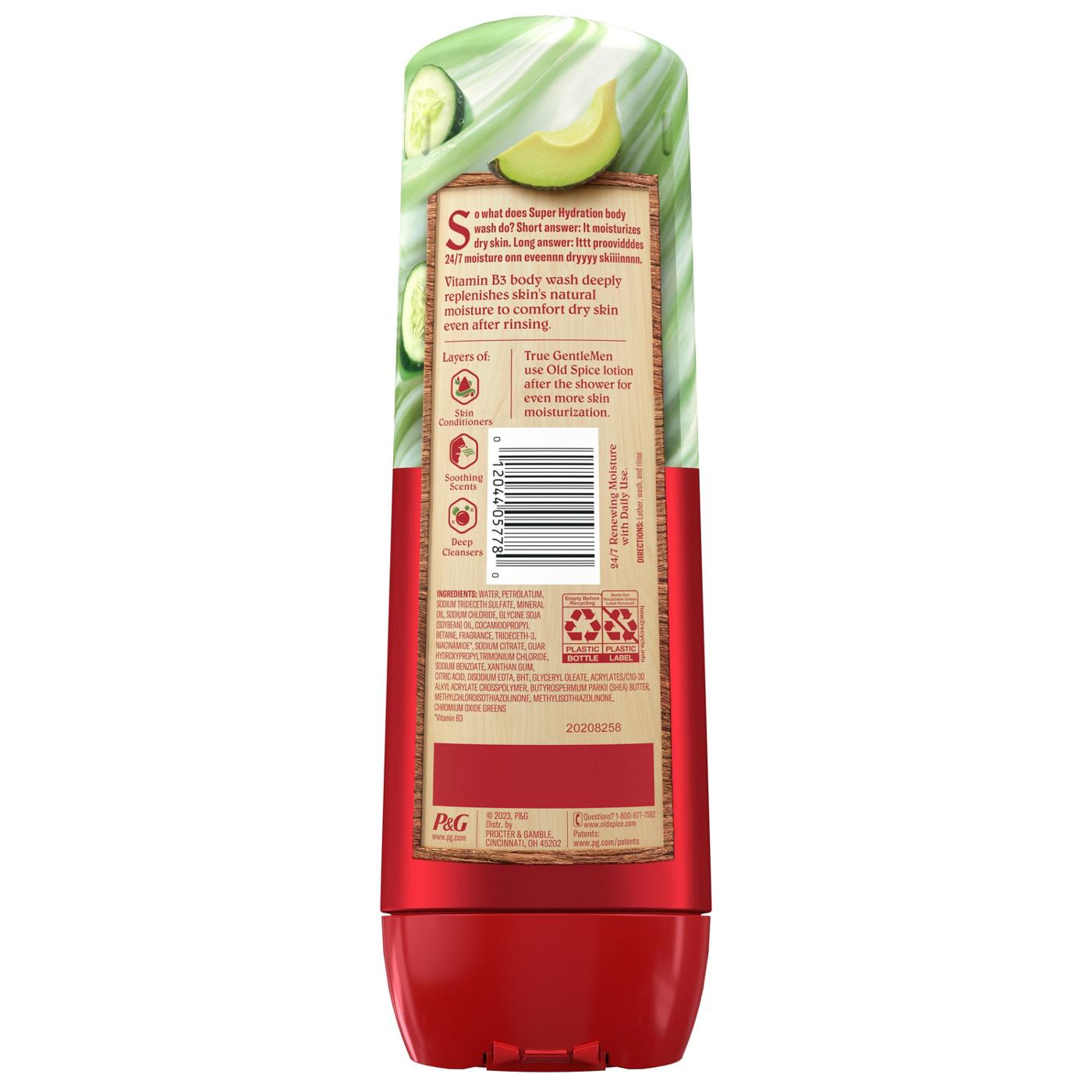 Old Spice GentleMan's Body Wash Cucumber + Avocado Oil; image 4 of 10