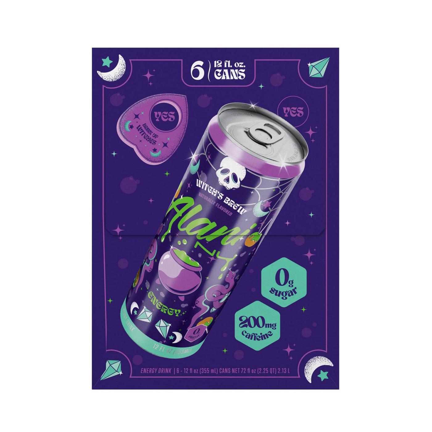 Alani Nu Energy Drink - Witch's Brew 12 oz Cans; image 2 of 2