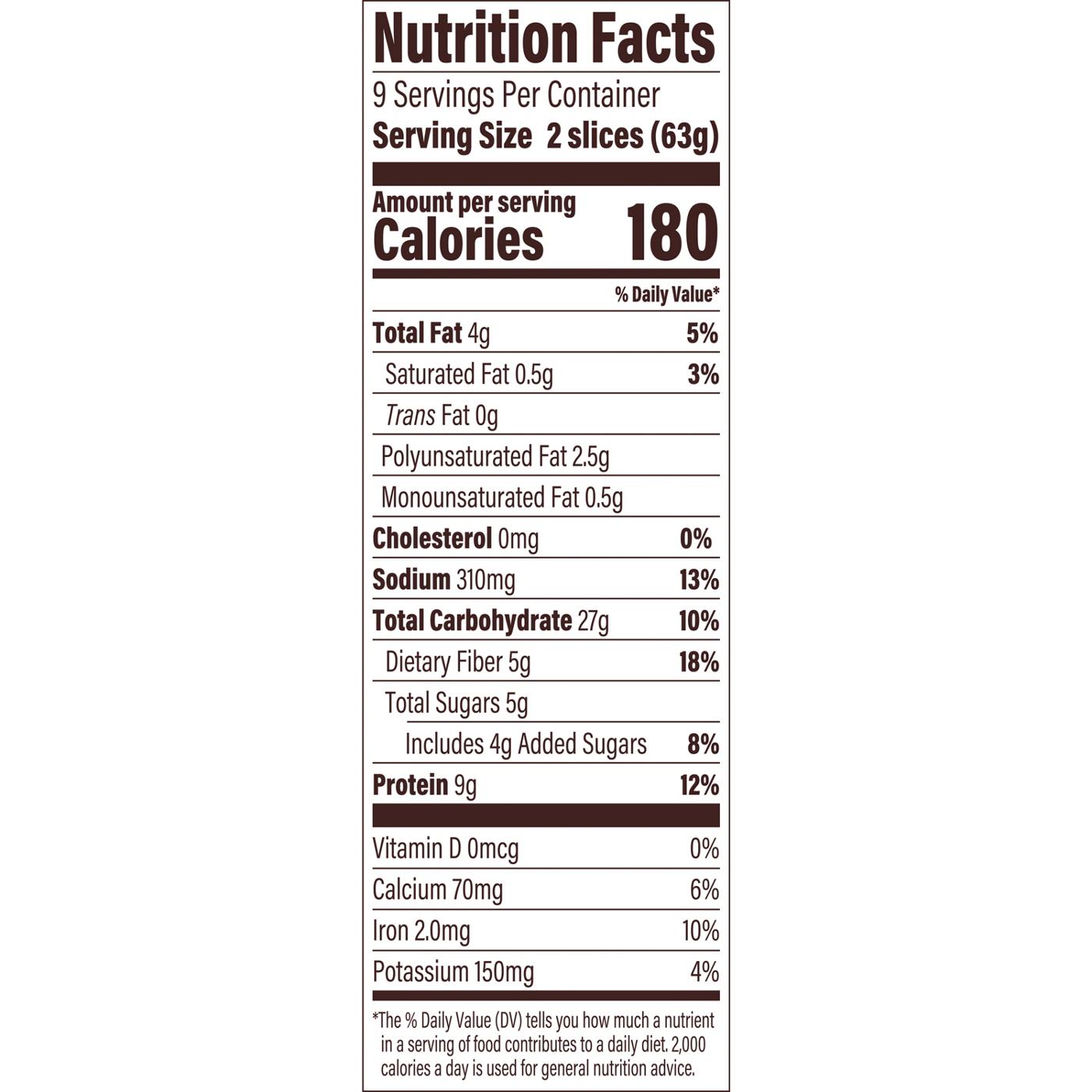 Oroweat Grains Almighty Plant Protein Bread; image 3 of 3