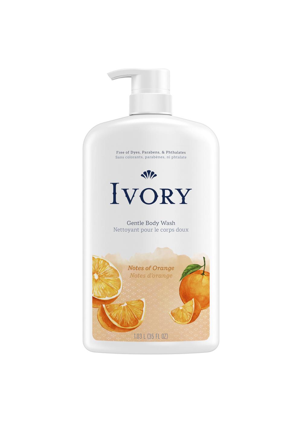 Ivory Gentle Body Wash Notes Of Orange Shop Body Wash at HEB