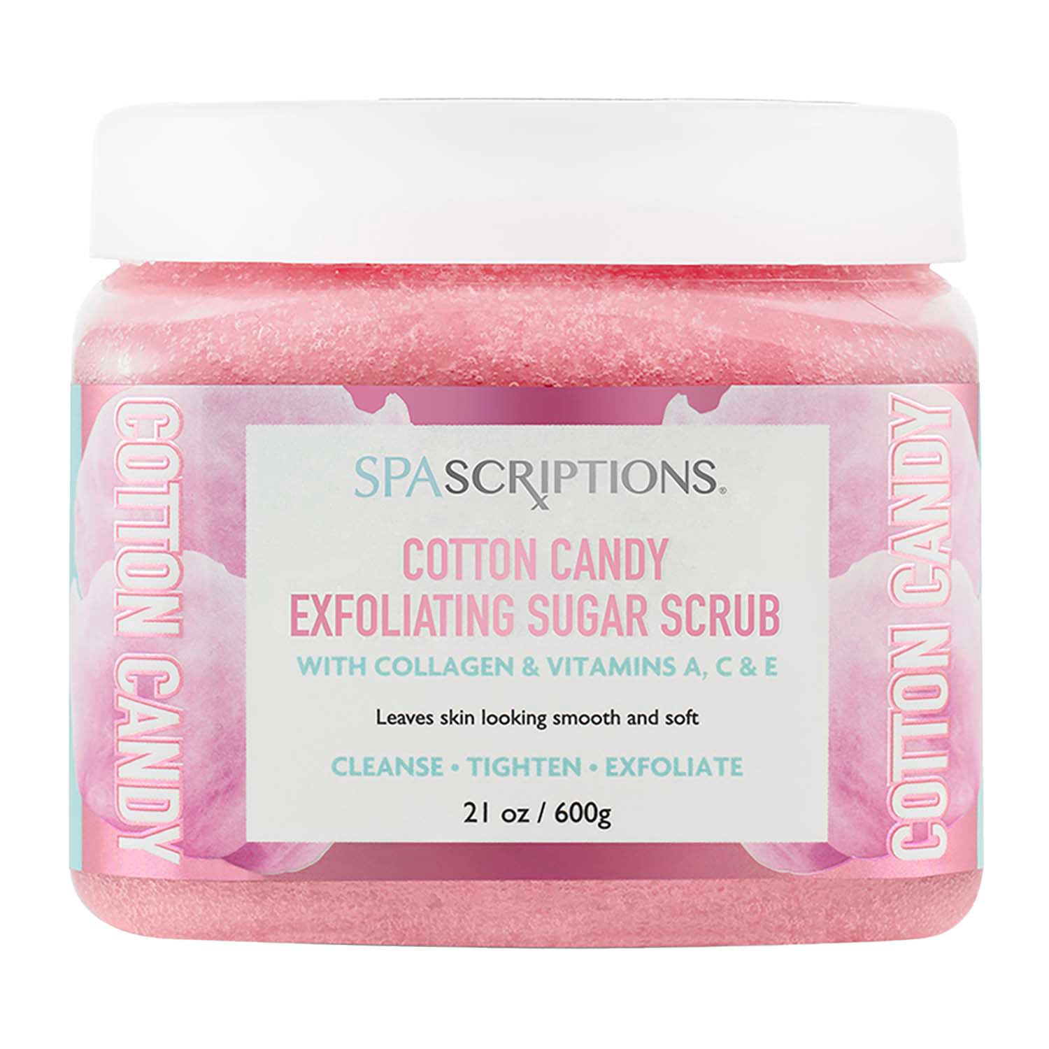 SpaScriptions Exfoliating Sugar Scrub Cotton Candy Shop Body scrubs