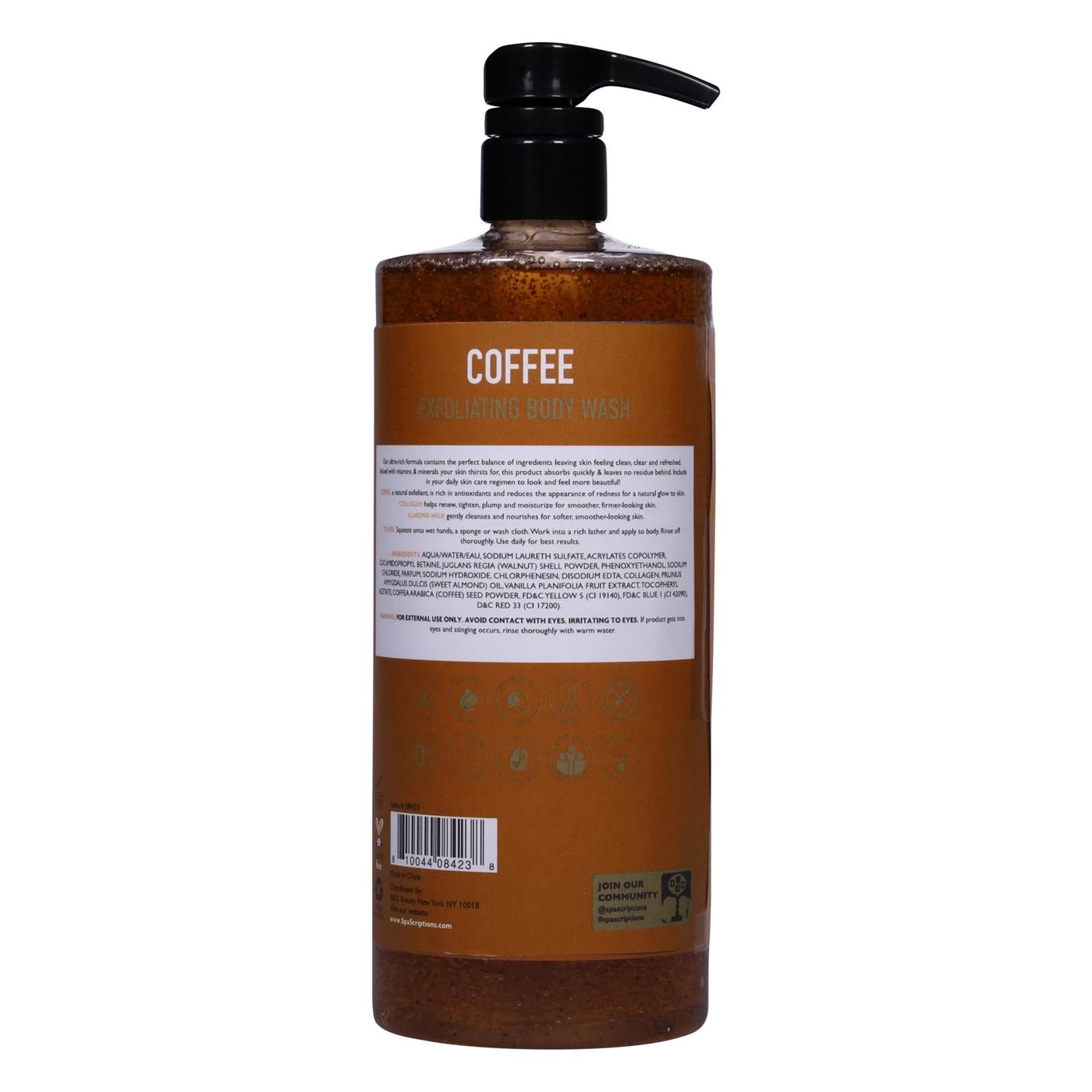 SpaScriptions Exfoliating Body Wash - Coffee; image 2 of 2