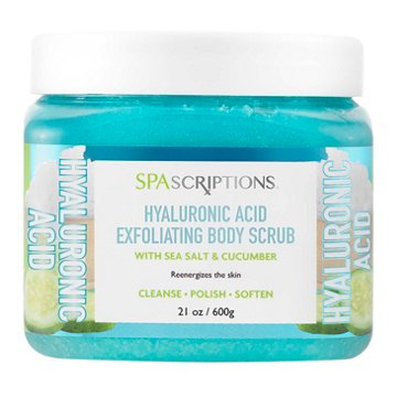 SpaScriptions Hyaluronic Acid Exfoliating Body Scrub, 21 oz