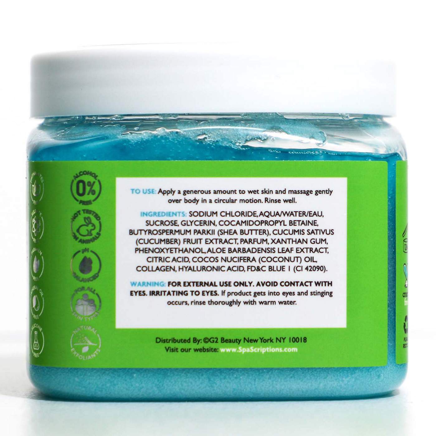 SpaScriptions Hyaluronic Acid Exfoliating Body Scrub; image 2 of 5