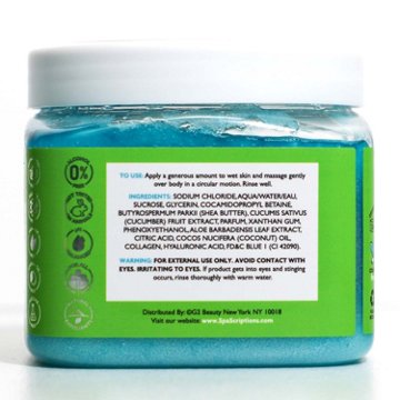 SpaScriptions Hyaluronic Acid Exfoliating Body Scrub, 21 oz