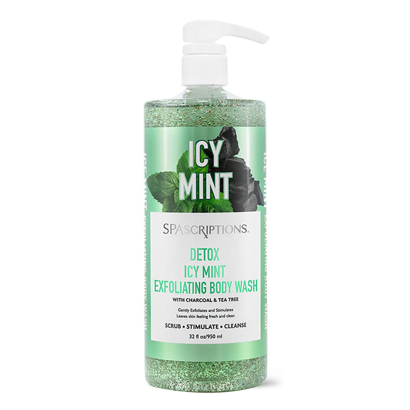 SpaScriptions Detox Exfoliating Body Wash -  Icy Mint; image 1 of 3