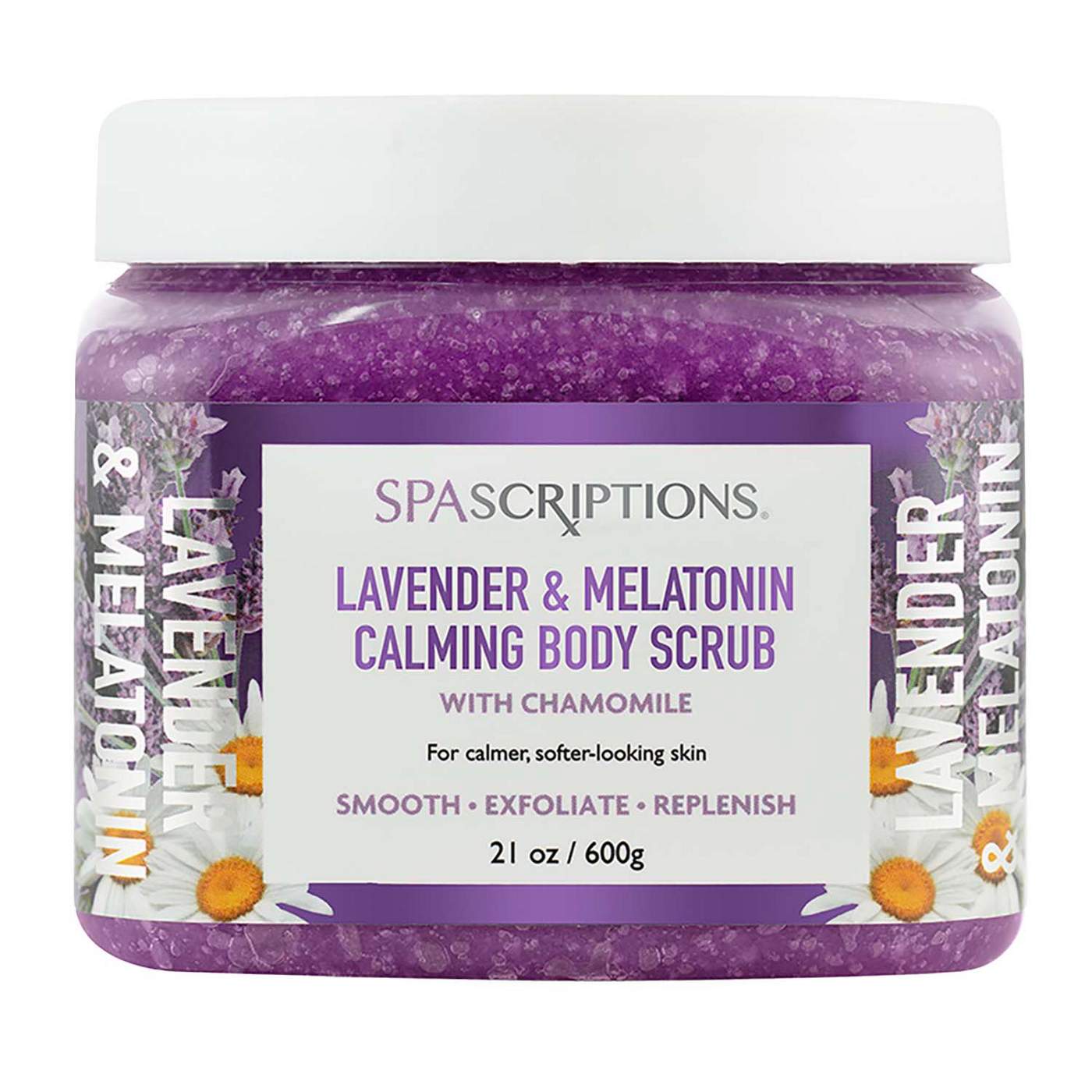 SpaScriptions Calming Body Scrub - Lavender & Melatonin ; image 1 of 5