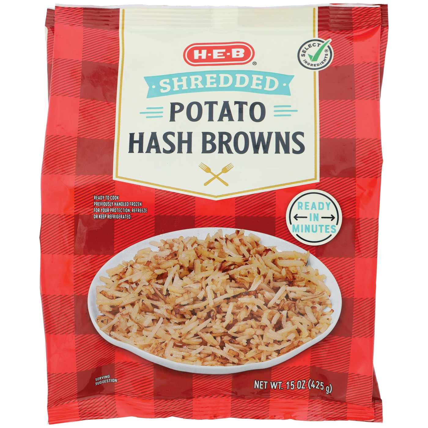 H-E-B Shredded Potato Hash Browns; image 1 of 2