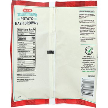H-E-B Shredded Potato Hash Browns, 15 oz