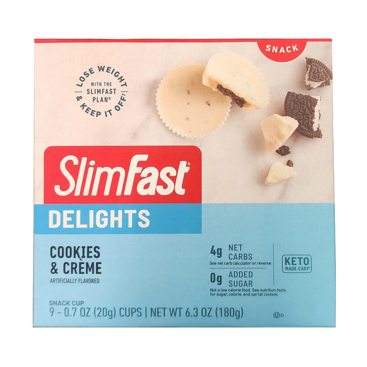 SlimFast Delights Snack Cups - Cookies & Creme - Shop Diet & Fitness At ...