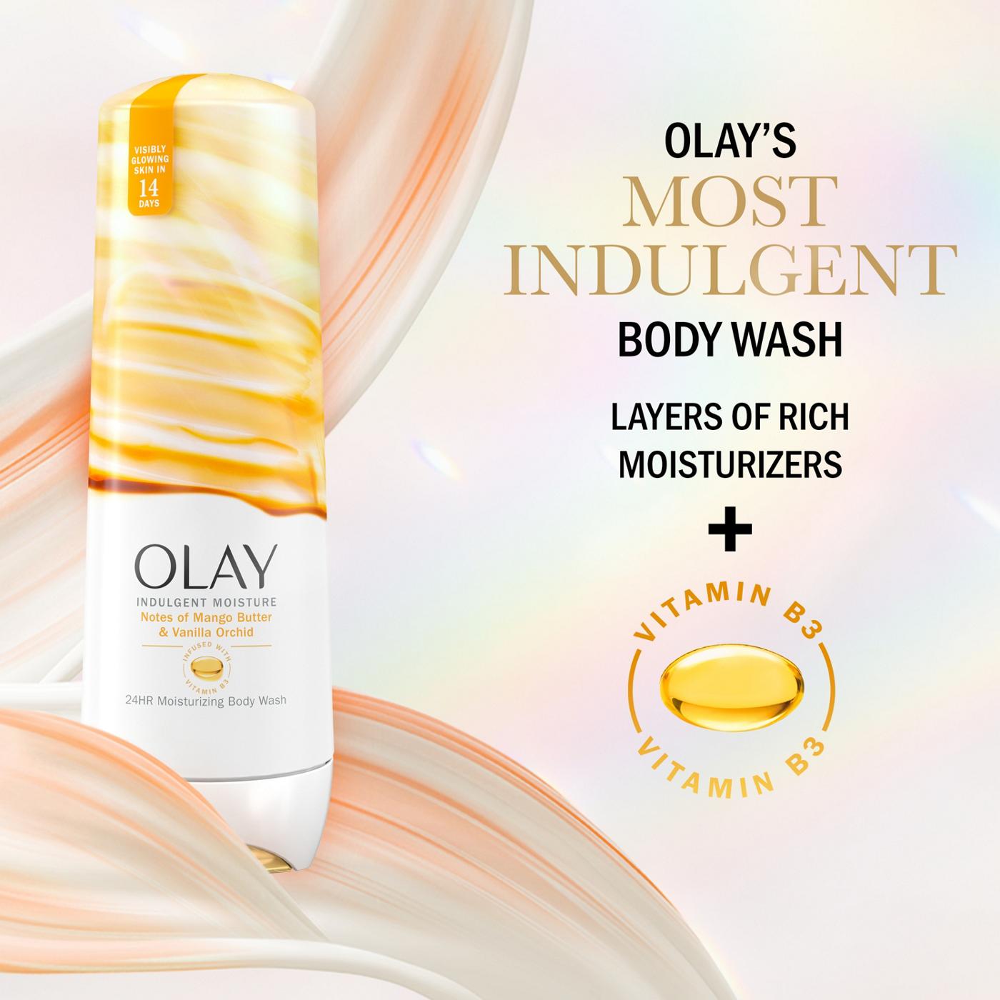 Olay Indulgent Moisture Body Wash - Mango Butter & Vanilla Orchid; image 5 of 8