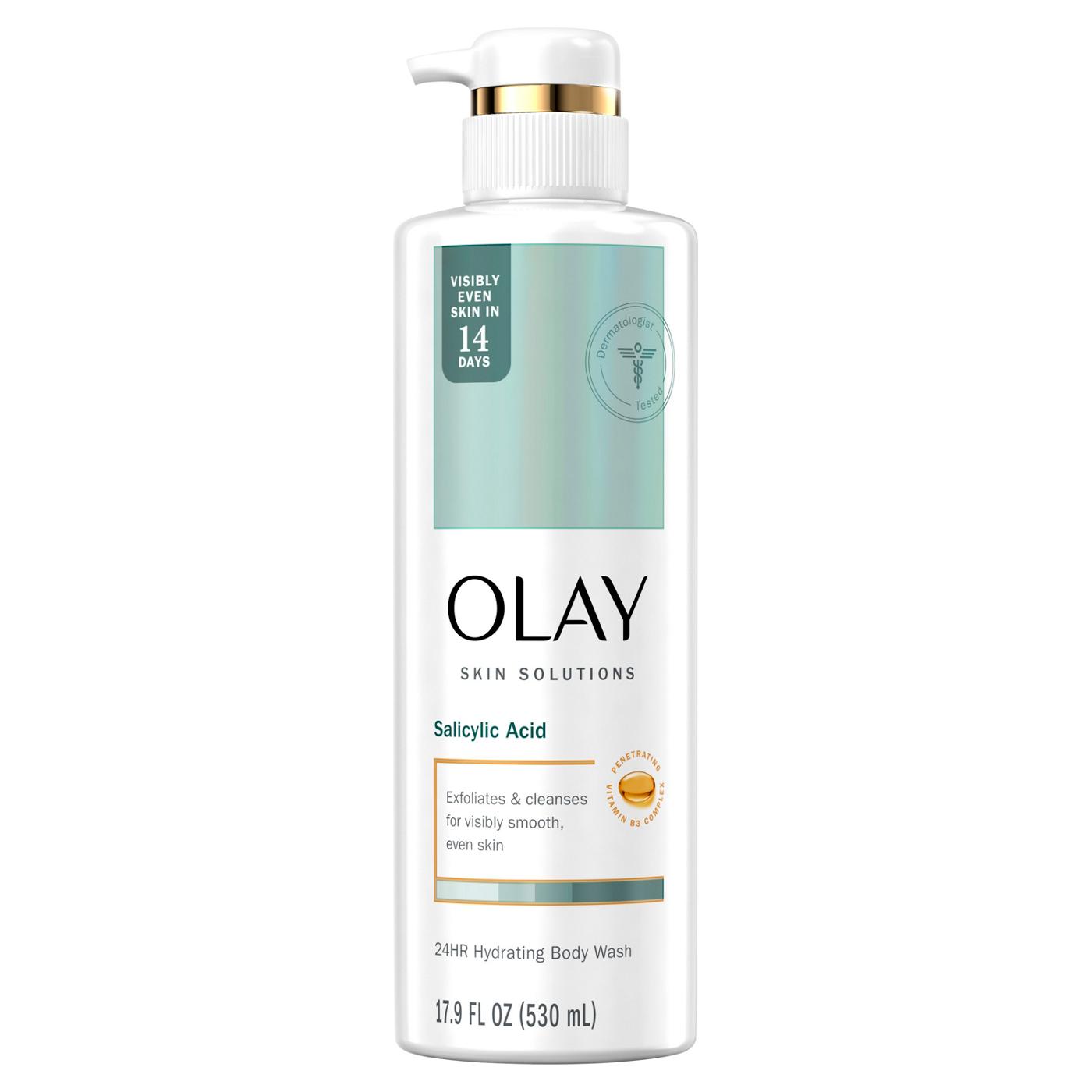 Olay Skin Solutions Salicylic Acid Body Wash; image 1 of 2